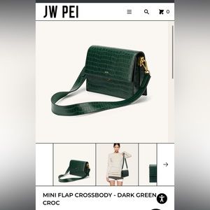 Jw pei crossbody bag - deep green